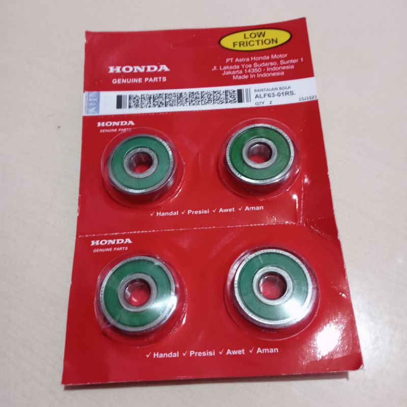 Bearing Laher Roda depan belakang 4pcs 6301 Grand Legenda Supra fit lama Supra x 100