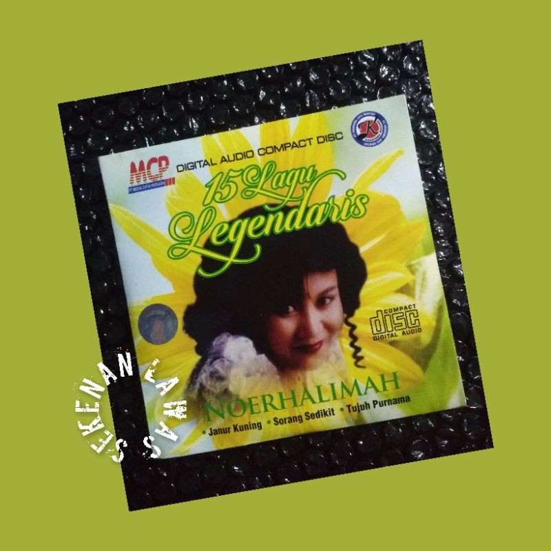 CD Ekonomis Dangdut Noer Halimah - 15 Lagu Legendaris (Bagus)