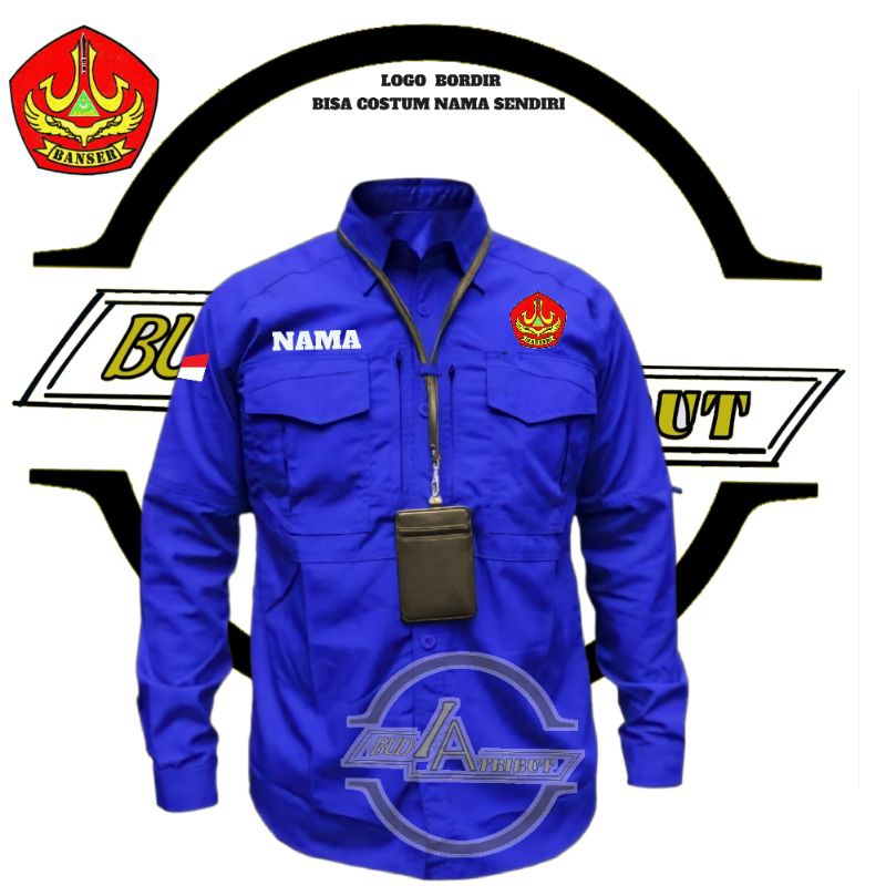 kemeja mtac banser / kemeja tactical banser /kemeja pdh banser / kemeja pdl banser /  baju banser /k