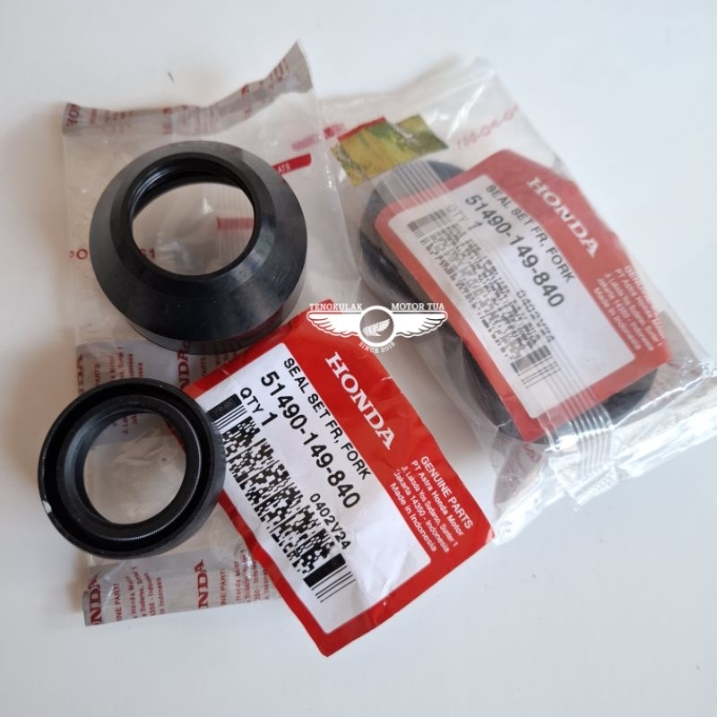 sil seal tutup tabung shock breaker shockbreaker depan original gl100 gl125 gl cb 100 125 cb100 k4 k