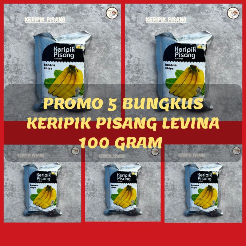 

[PROMO] 5 BUNGKUS CAMILAN KERIPIK BUAH OVEN PISANG BANANA FRUITS CHIPS LEVINA 100 GRAM SNACK ENAK MURAH OLEH-OLEH KHAS BATU MALANG