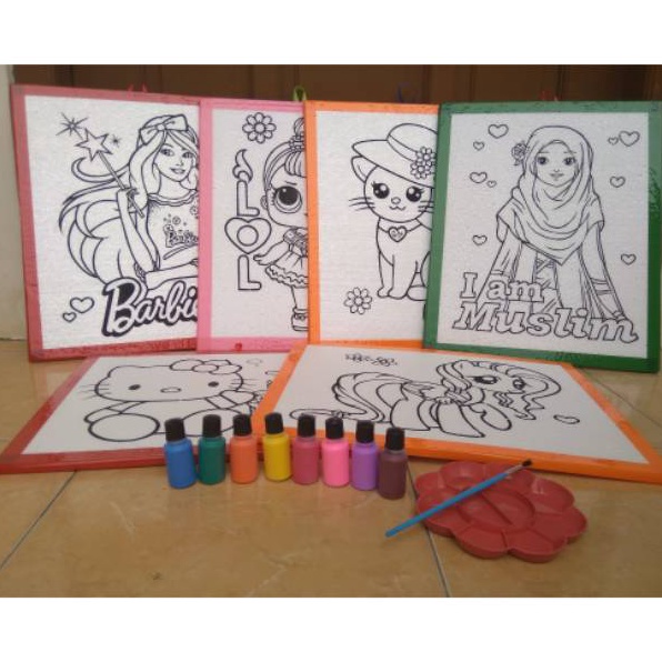 

Promo tajir paket lukis sterofoam double