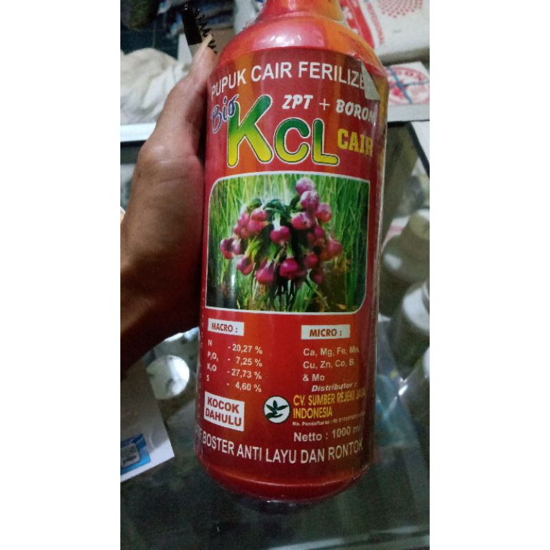 Pupuk Bio Kcl Cair Kemasan 1 Liter