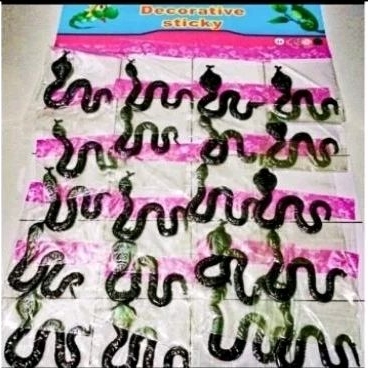 mainan hewan ular ularan perpcs