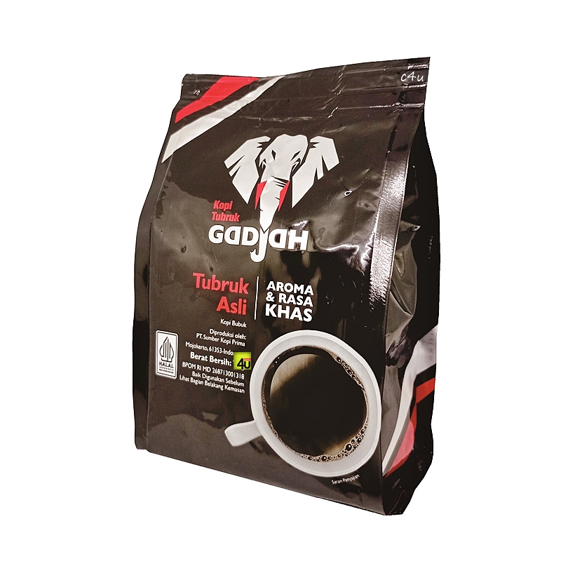 

Gadjah - Kopi Hitam TUBRUK MURNI - 60g POUCH Kecil