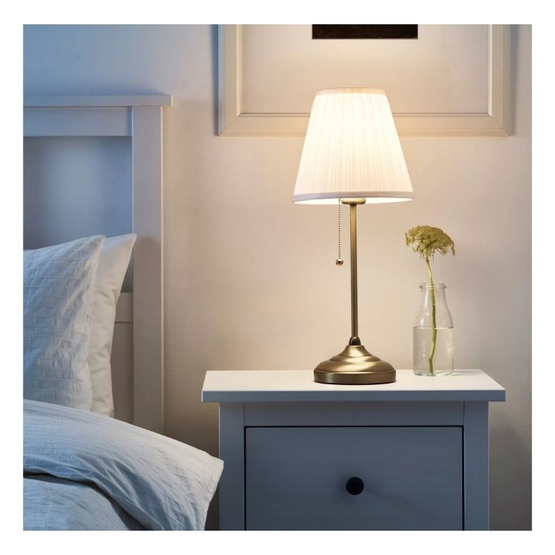 ASTRID lampu meja kuningan, lampu hias, lampu kamar