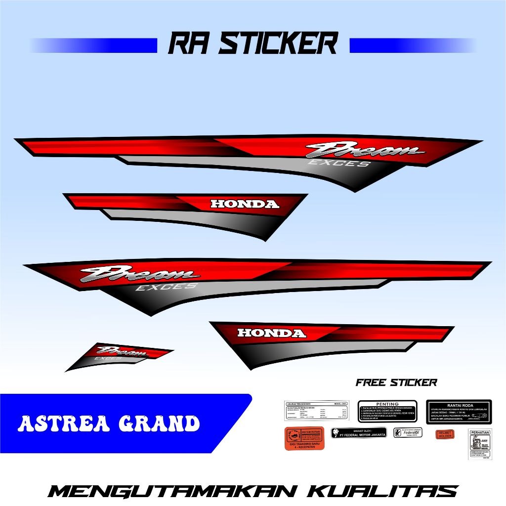 [COD] STRIPING ASTREA GRAND, STRIPING DREAM, ASTREA GRAND, STRIPING ASTREA TERBARU, STRIPING ASTREA 