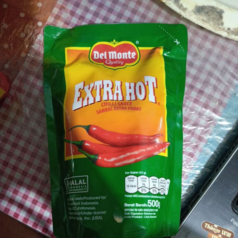 

Del Monte Extra Hot Chilli Sauce Sambal Extra Pedas