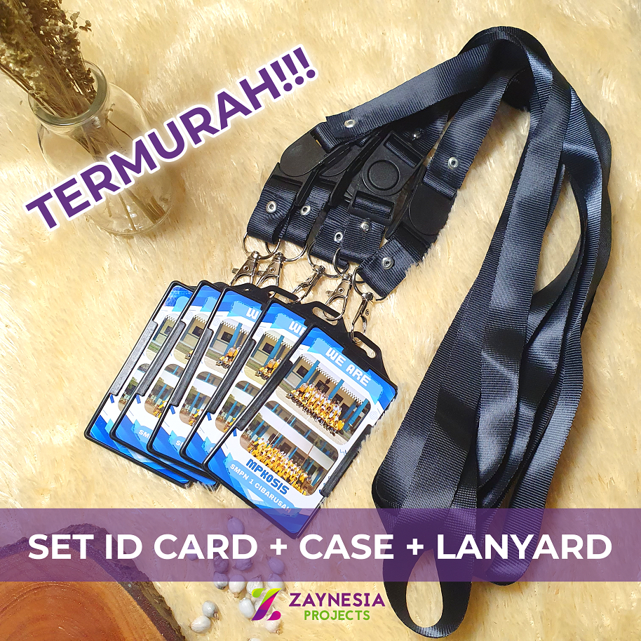 

Zaynesia - Termurah Full Set ID Card + Casing + Lanyard Polos