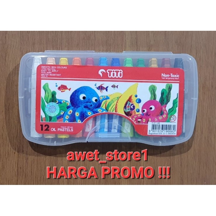 

Kejar Promo KRAYON TiTi 12 WARNA CRAYON KERAYON OIL PASTEL