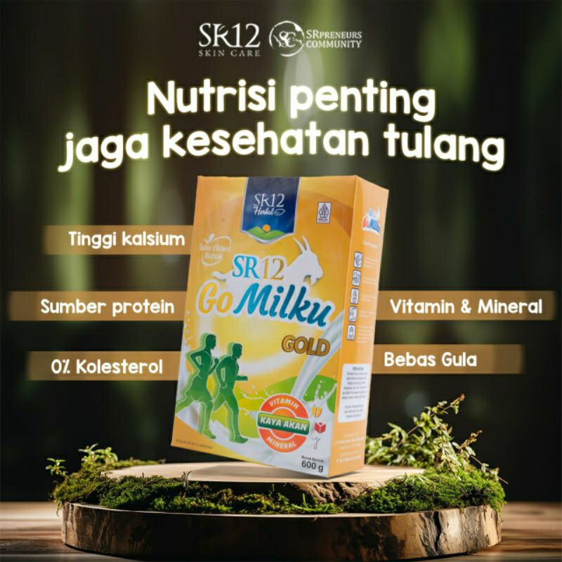 

GoMilku SR12 Susu Kambing Premium Gold 600gr