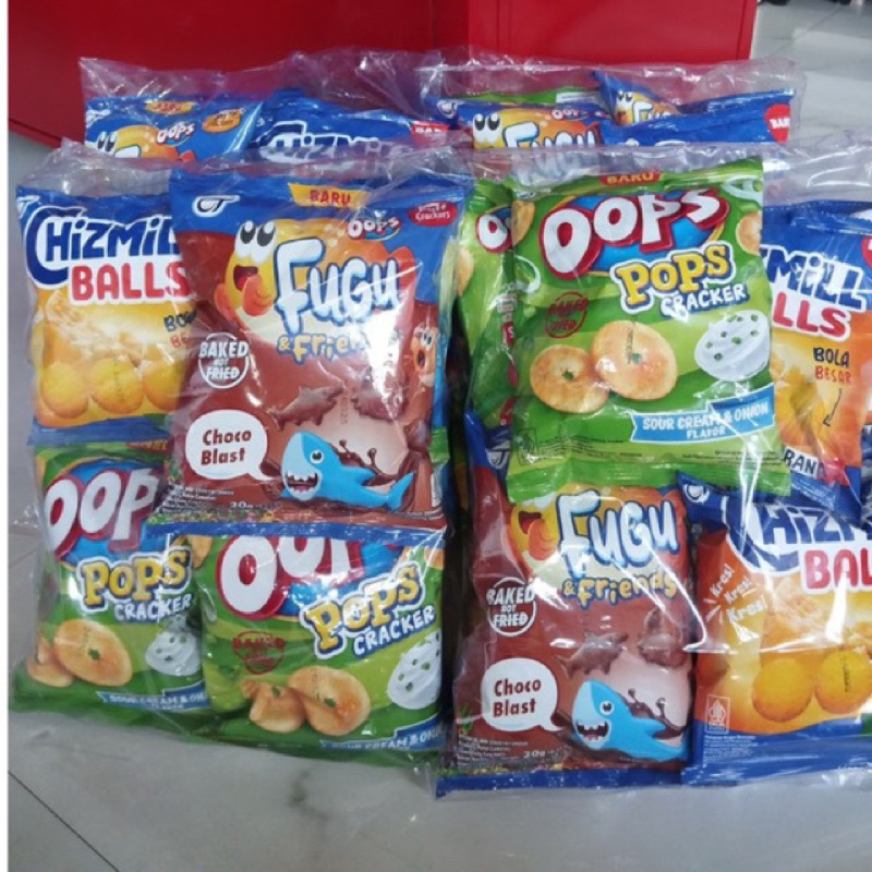 

[PAKET CIKI ISI 8PACK] aneka Ciki mix ya isi 8pack aneka rasa