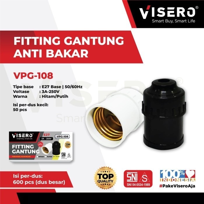 FITTING GANTUNG VISERO FITTING RUMAH LAMPU GANTUNG PALING MURAH VISERO FITTING GANTUNG VGP 108 Super