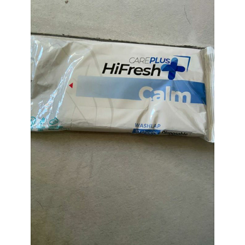 HIFRESH 10S careplus Washlap disposable , praktis dan ekonomis