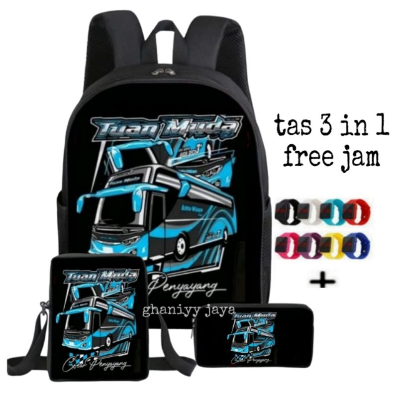 Fashion Anak tas anak cowok - tas bus tuan muda - tas sekolah anak sd - ransel sekolah anak - tas an