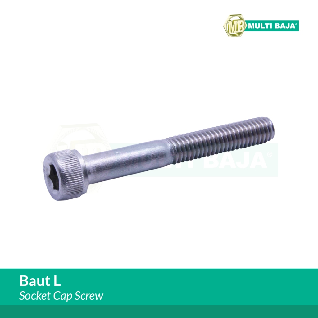 Baut L Stainless Steel 304 M8 x 120 HT (Socket Cap Screw)