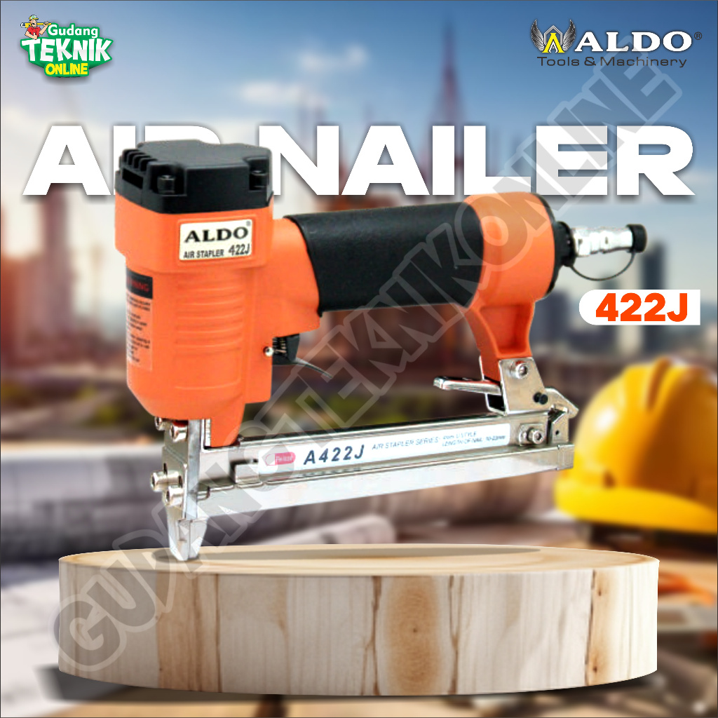 

STAPLES TEMBAK ALDO 422J / Mesin Stapler Tembak ALDO 422 J Air Nailler - Alat Paku Staples U Tembak Angin ALDO