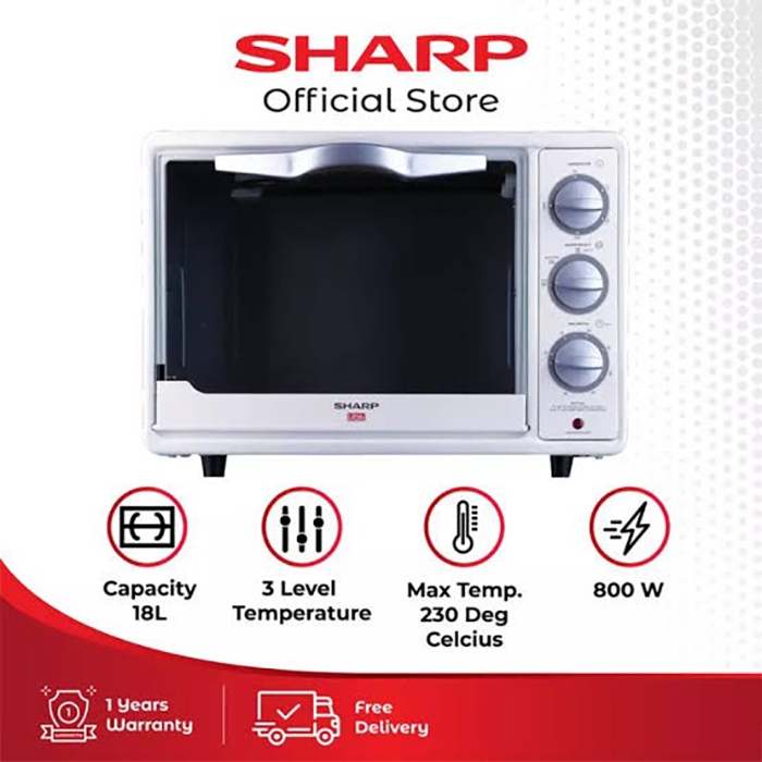 OK Sharp EO-18(LW) Oven Listrik Libre 18 Liter