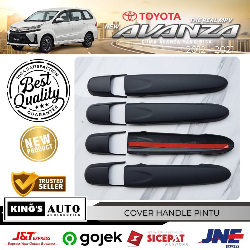 Cover Handle Pintu Avanza Xenia 2012 2021 Hitam Doff