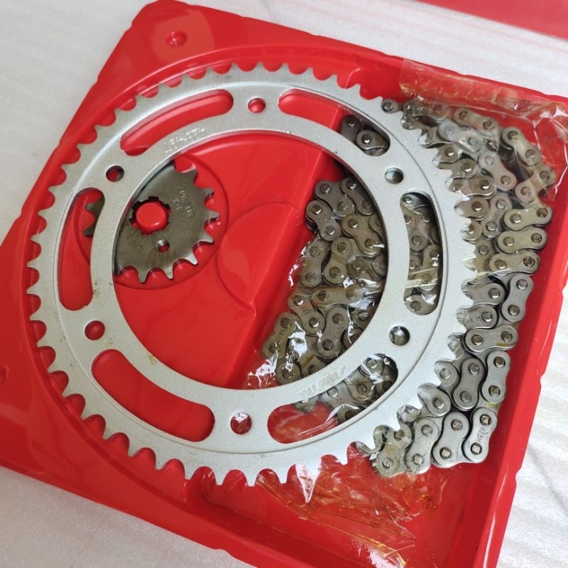 06401-K84-900 Gear paket Gearset CRF 150 15T 428-49T ranta RK-Mi 428H