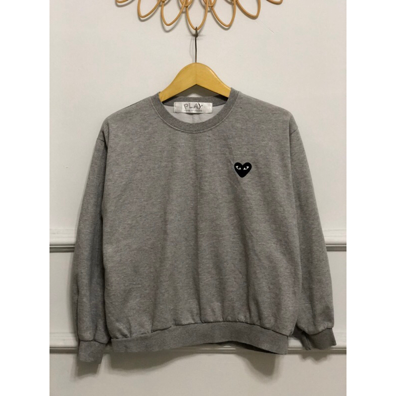 Play cdg crewneck / sweatshirt play cdg croped