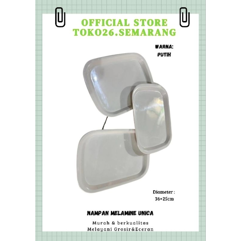 nampan melamin unica