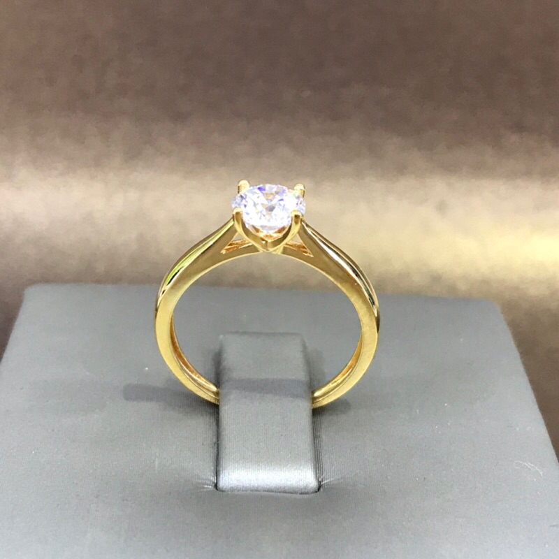 CINCIN EMAS SOLITAIRE 750 CCE1337