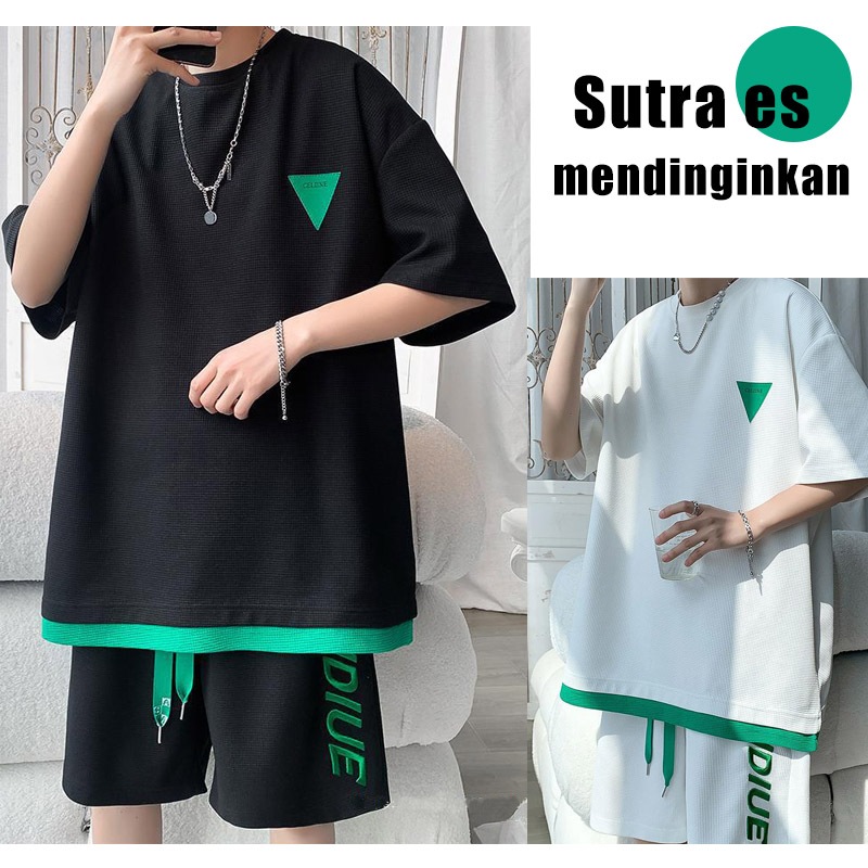 【produk baru】 paket outfit pria  baju setelan pria korea  outfit pria 1 set lengkap keren  baju pant