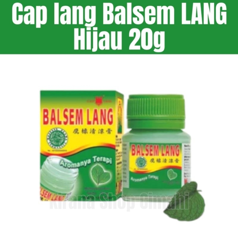 CAP LANG BALSEM LANG HIJAU 20g 1 PCS