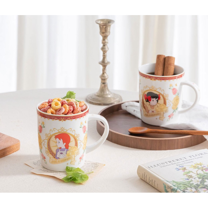 Anne of Green Gables Mug 350ml Gelas Anne Shirley Diana Barry Kartun