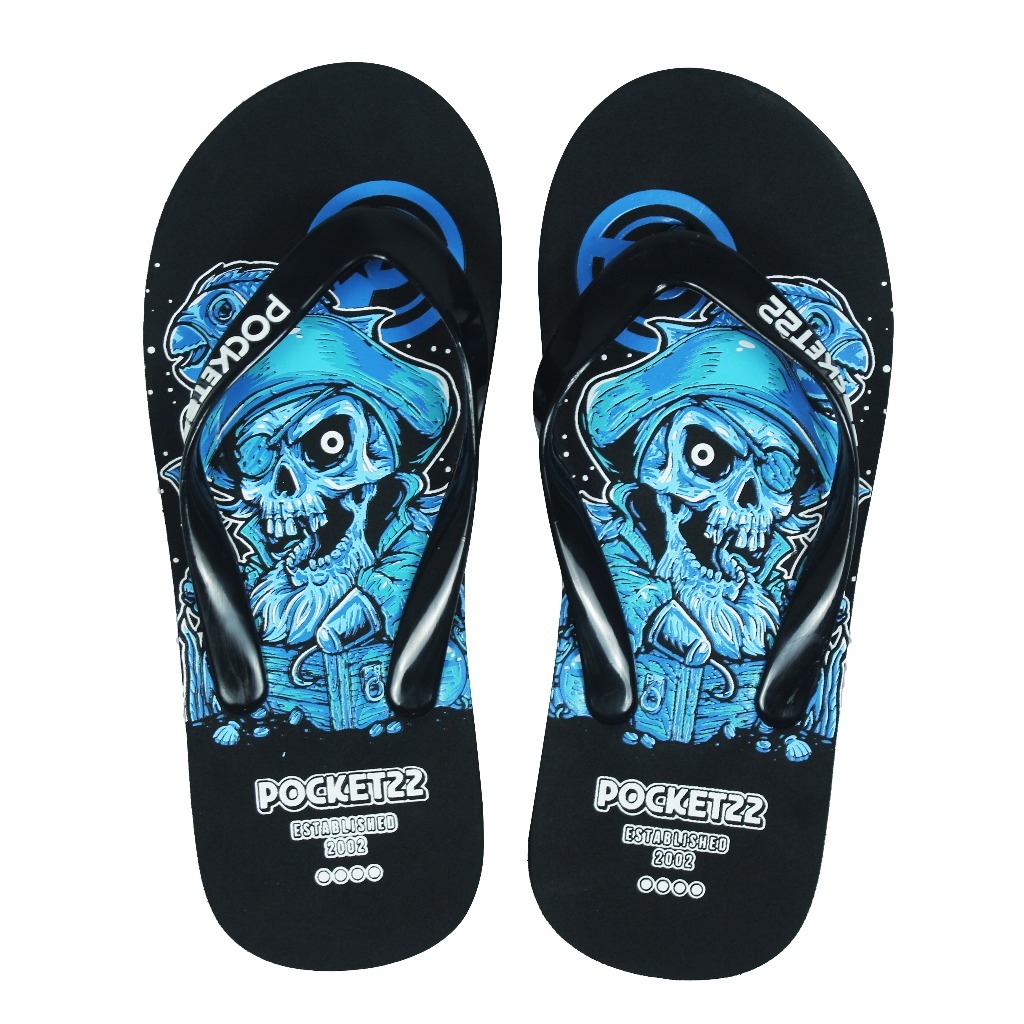 SANDAL POCKET22 TROPIC HITAM - SANDAL DEWASA - SANDAL PRIA - SANDAL JEPIT