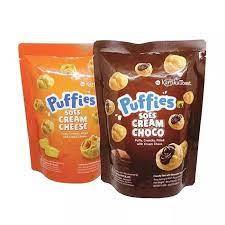 

Puffies Soes Snack Cream Coklat dan Keju 33g x3 pcs