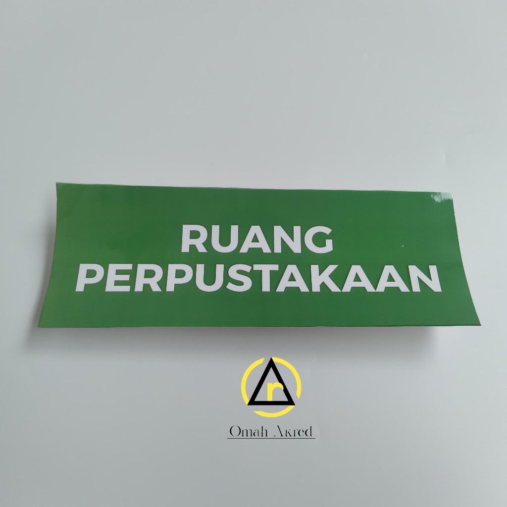 

Stiker Ruang Perpustakaan - Library - Nama Ruang Perpus
