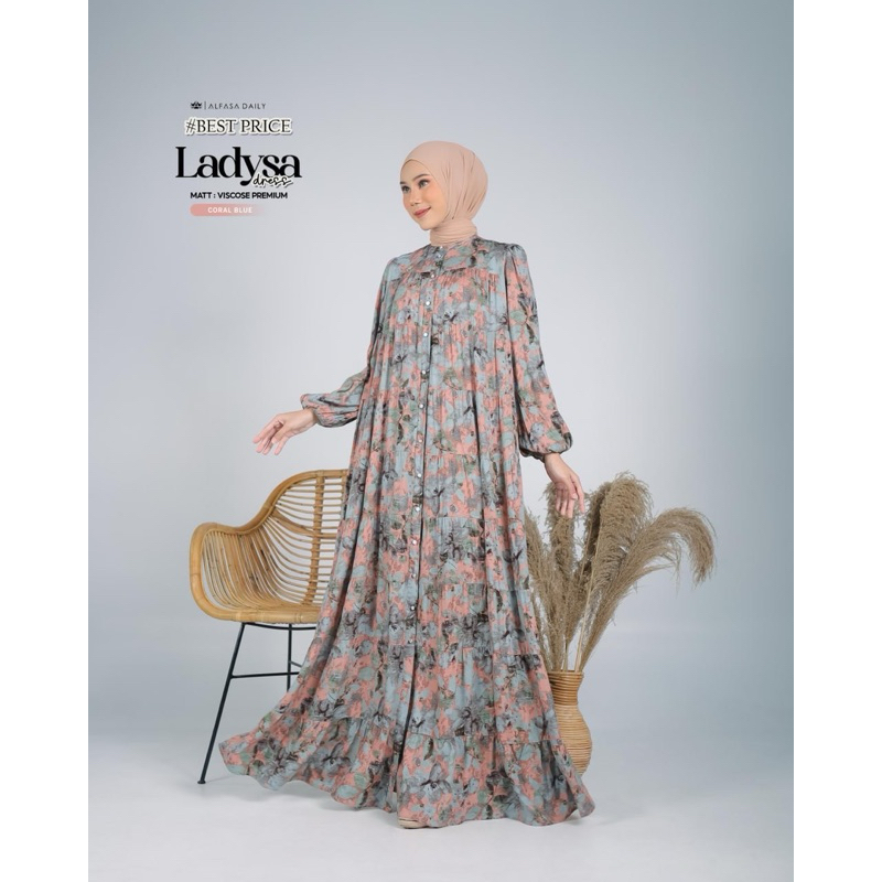 SPECIAL PRICE LADYSA DRESS MOTIF, dress motif, dress alfasa, gamis alfasa