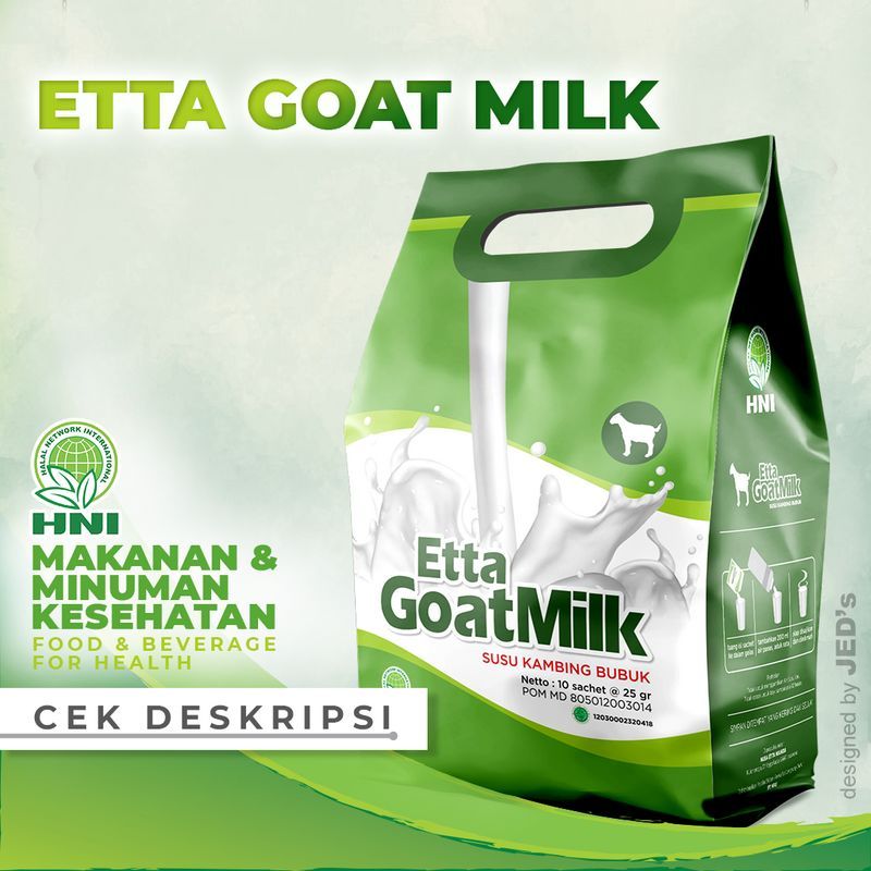 

ETTA GOAT MILK - Susu Kambing Bubuk HNI / HPAI