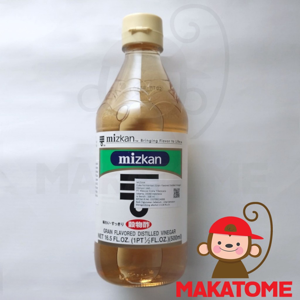 

Mizkan Kokumotsu Su Grain 500ml cuka fermentasi Jepang Grain Flavored distilled vinegar japan 500 ml beras