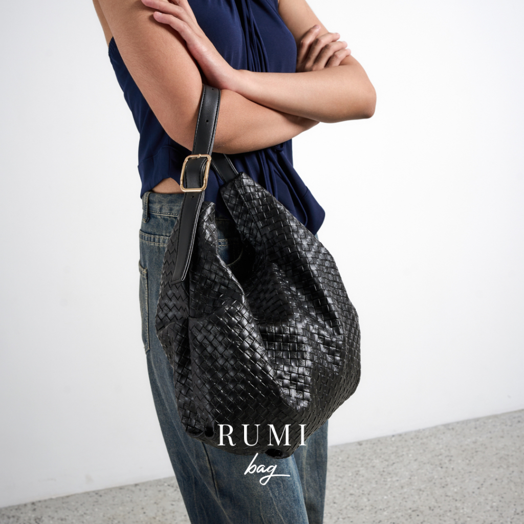 Rumi bag - AMRETA - TAS WANITA - HOBO BAG - SHOULDER BAG - SLING BAG - HAND BAG - TAS IPAD FIT 10 IN