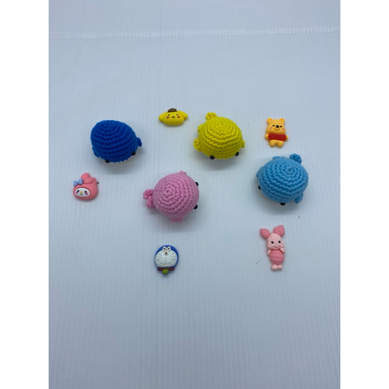 Amigurumi Boneka Rajut Mini Paus / Boneka Rajut Handmade Paus lucu / Ganci Rajut Paus / Chrochet Pau