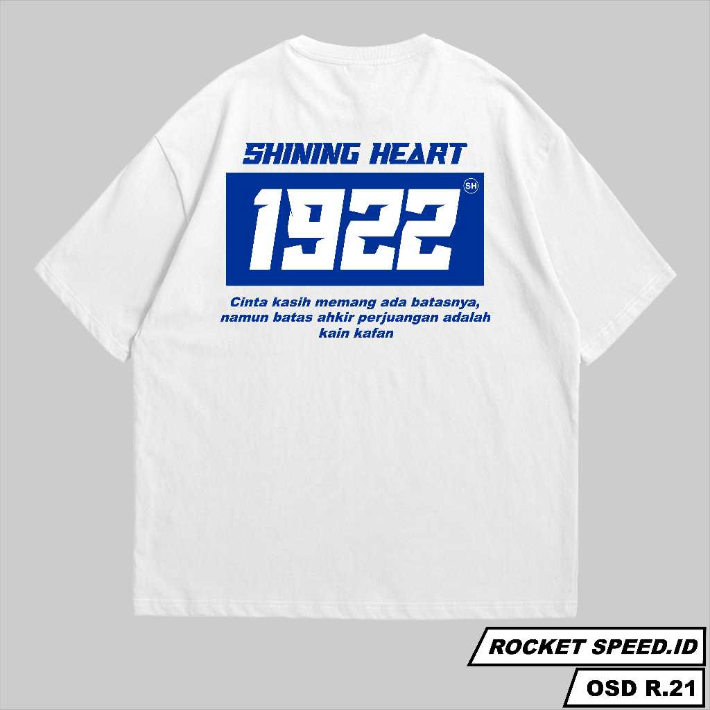 Kaos PSHT Shining Heart Kaos PSHT Simpel Kaos SH Terate Lawasan Kaos PSHT Distro BLUE
