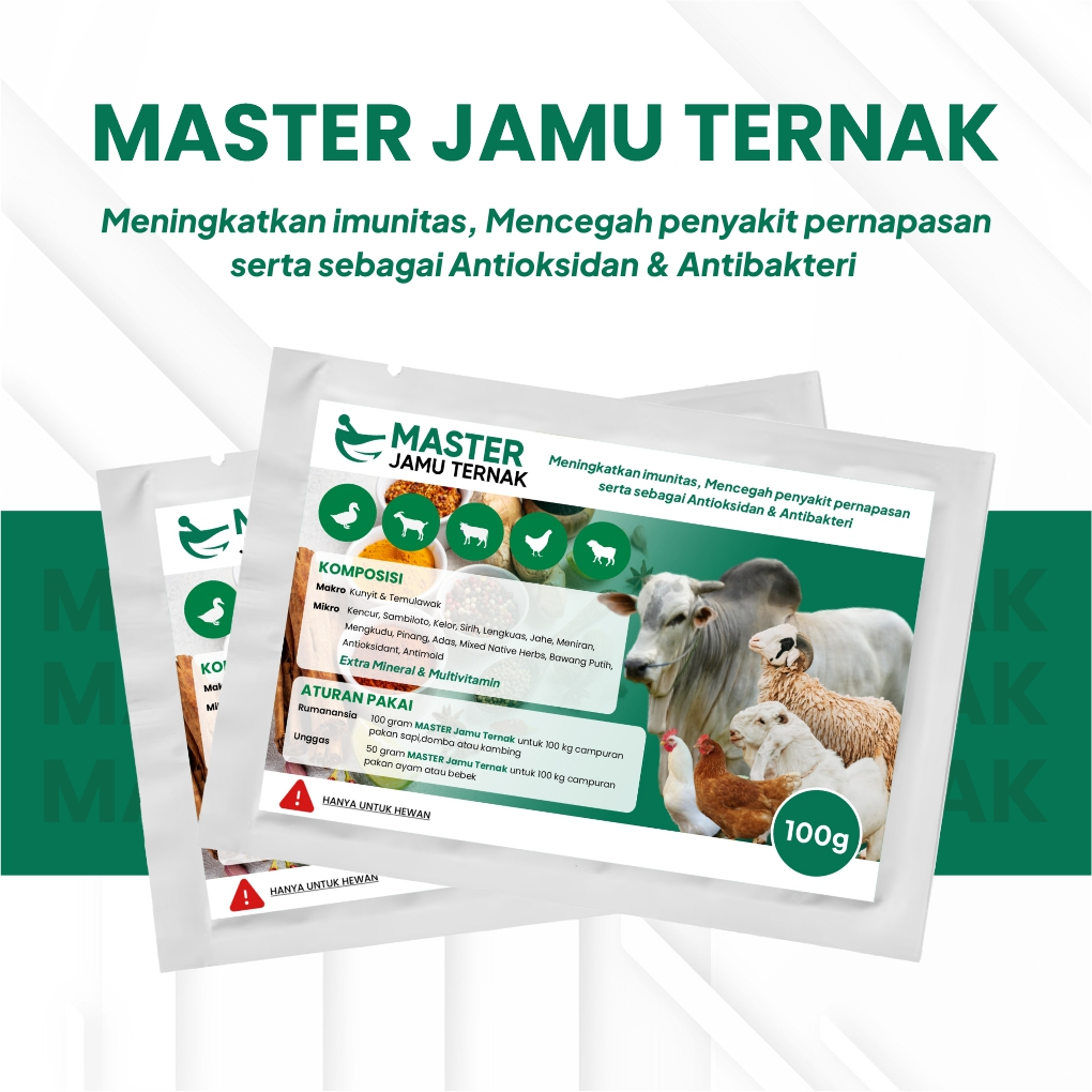 Master Jamu Ternak untuk Domba & Kambing