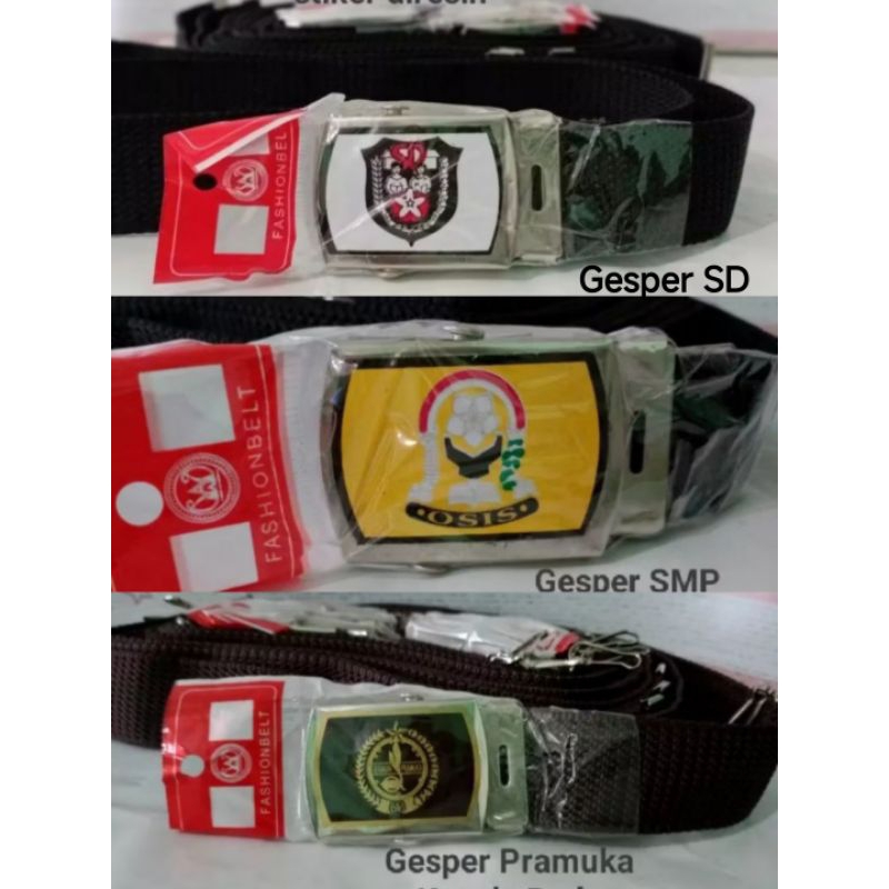 Tali Pinggang SD SMP & PRAMUKA/Tali Pinggang Sekolah Bahan Nylon Tali Pinggang Pramuka Tali Pinggang