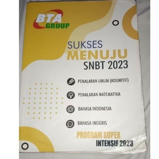 BUKU BTA SUKSES MENUJU SNBT 2023 (BACA DESKRIPSI)