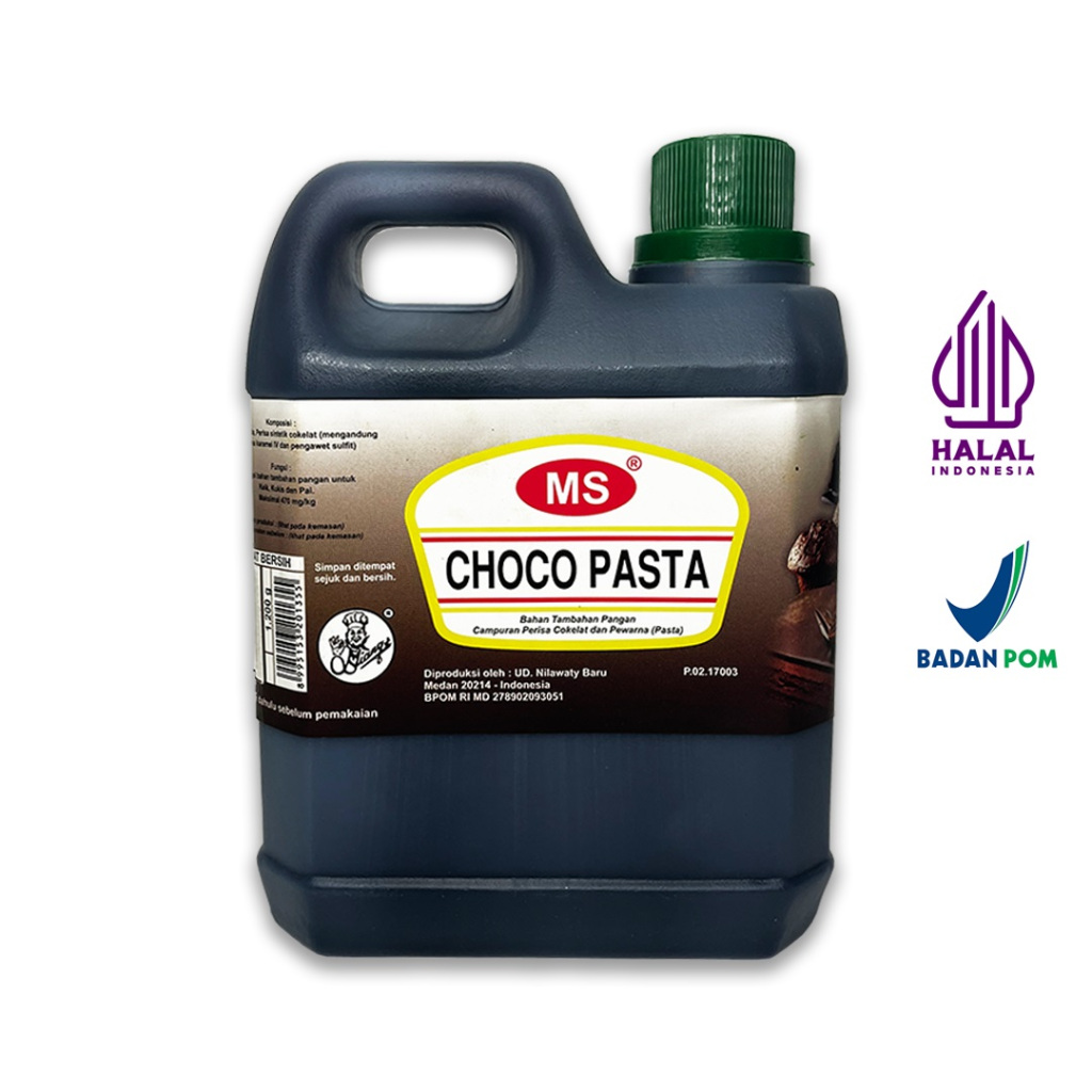 

Perisa Kue / makanan / bahan kue cokelat pasta Choco Pasta - MS Baker ( 1.200 gr ) Halal