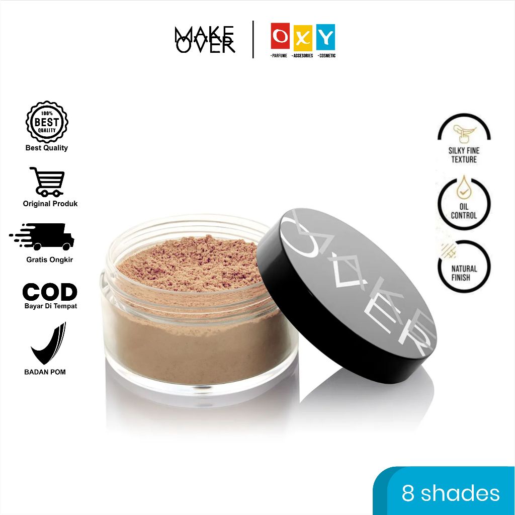OXY PARFUME - Make Over Silky Smooth Translucent Powder 35gr Bedak tabur Makeover transparan
