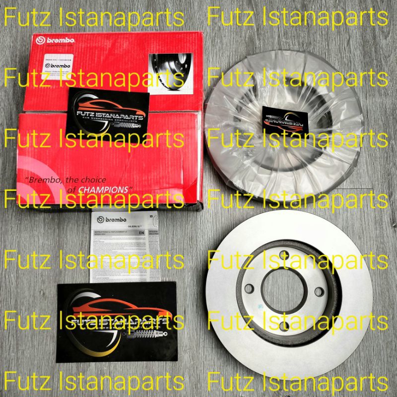 Disc Brake Piringan Rem Cakram Depan Merk BREMBO Nissan GRAND LIVINA Th 2007 - 2017 Original