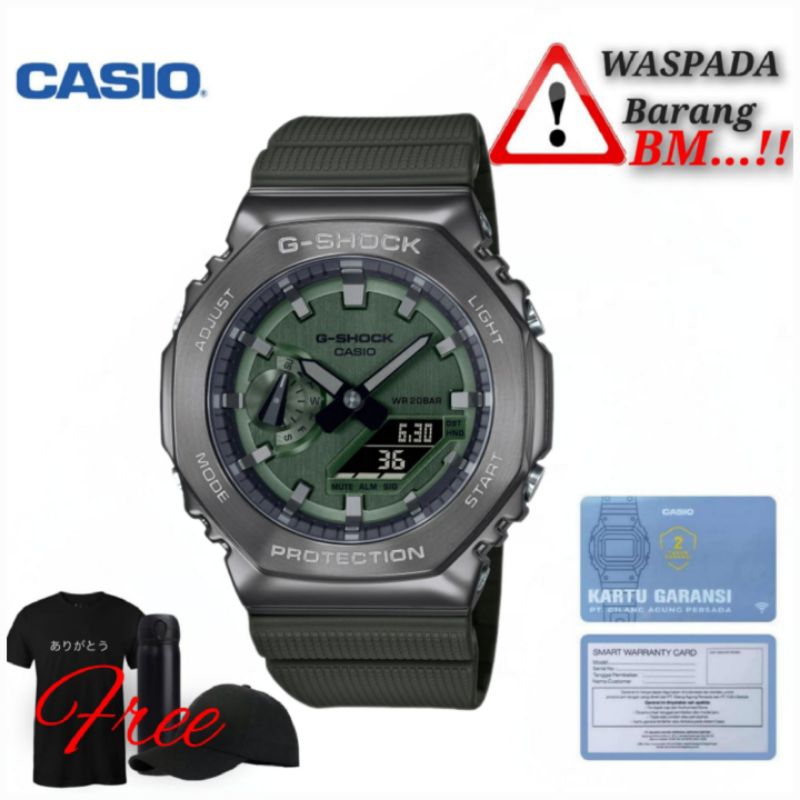 Jam tangan Casio G-Shock gm-2100b-3adr / Gshock original gm-2100b-3 garansi resmi 2 Tahun