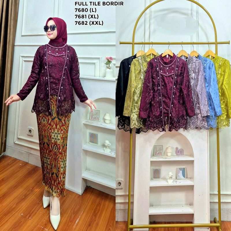 setelan batik/batik pesta/setelan kebaya/setelan rok/setelan brukat/setelan pesta/pakaian wanita/set