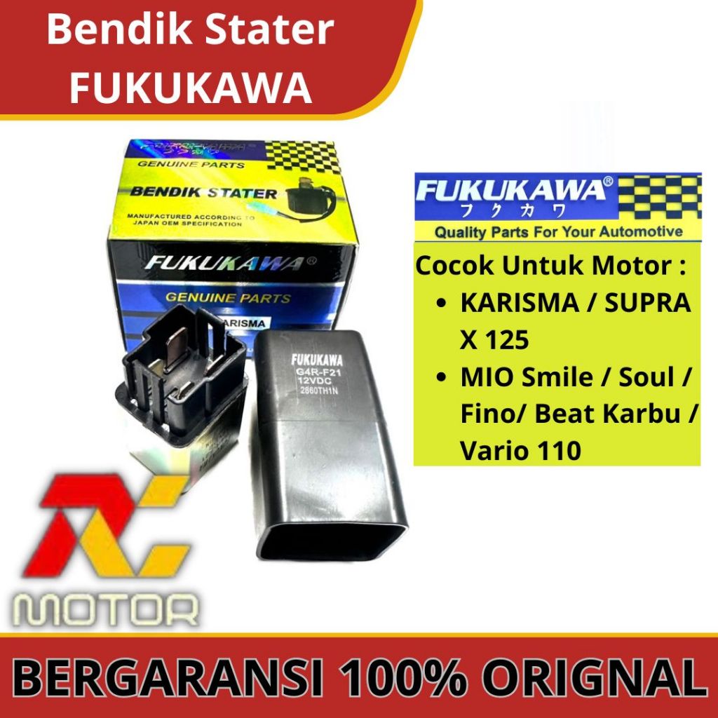 Bendik Stater Karisma Supra X 125 Mio Smile , Mio Soul , Fino , Beat Karbu , Vario 110 OEM Ori Fukuk