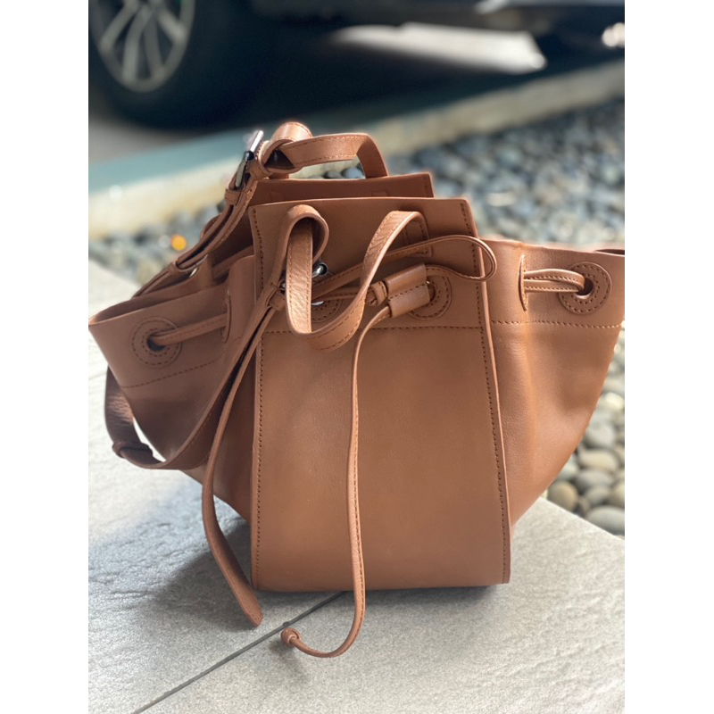 PRELOVED TAS KULIT KAYNN MEDIUM JANI BROWN