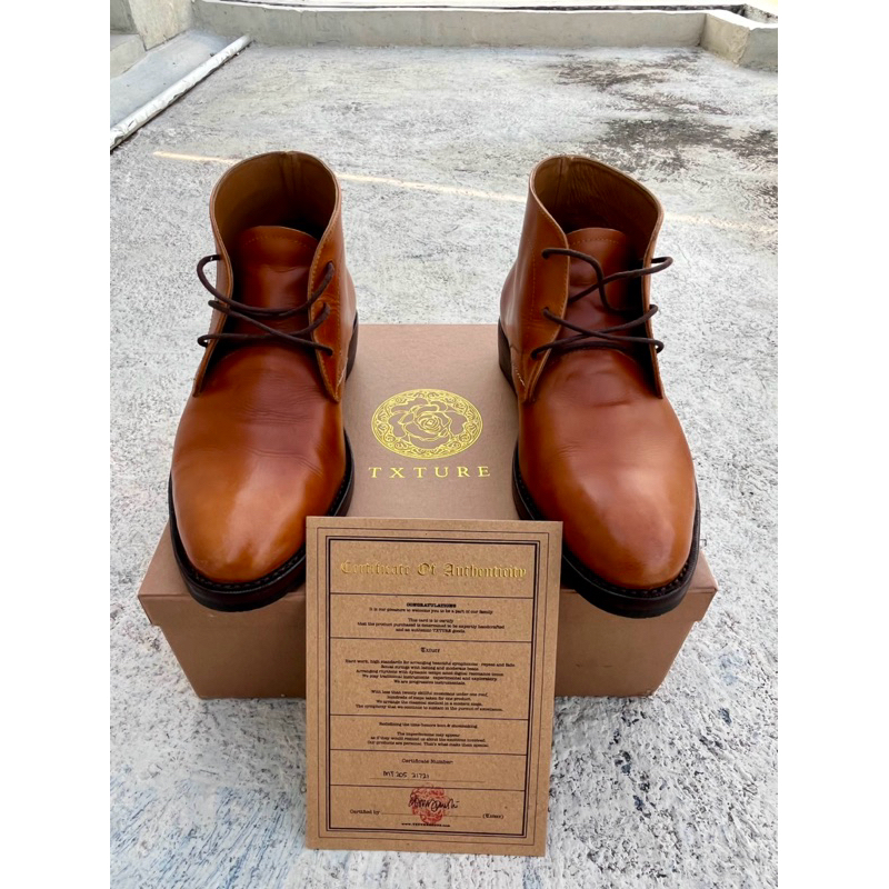 Txture Second - LLC Chukka - Sepatu Kulit Pria Boots Asli Txture - Not Docmarts